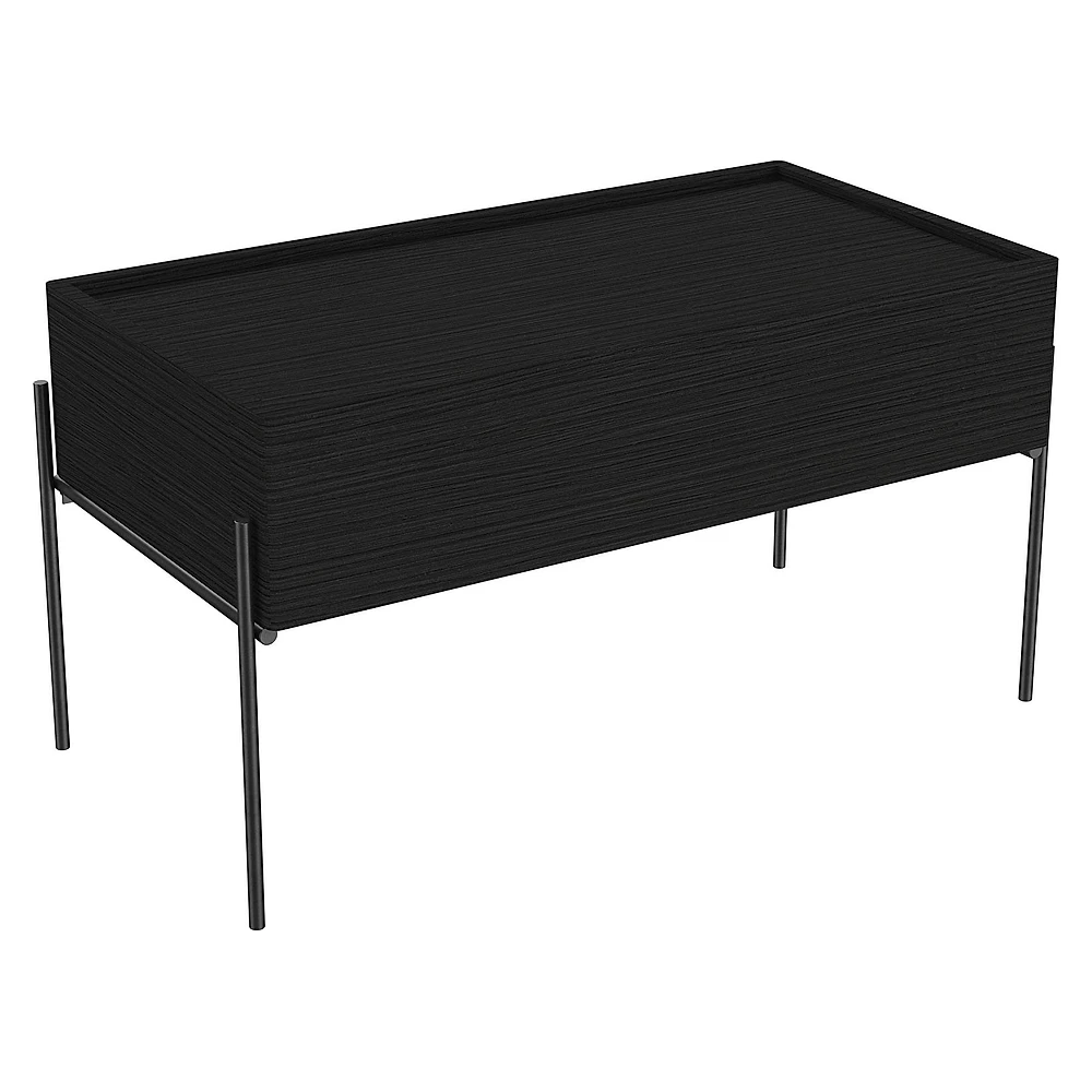 Vitra Equal 80 Cm Hareli Siyah Meşe Tek Çekmeceli Alt Ünite