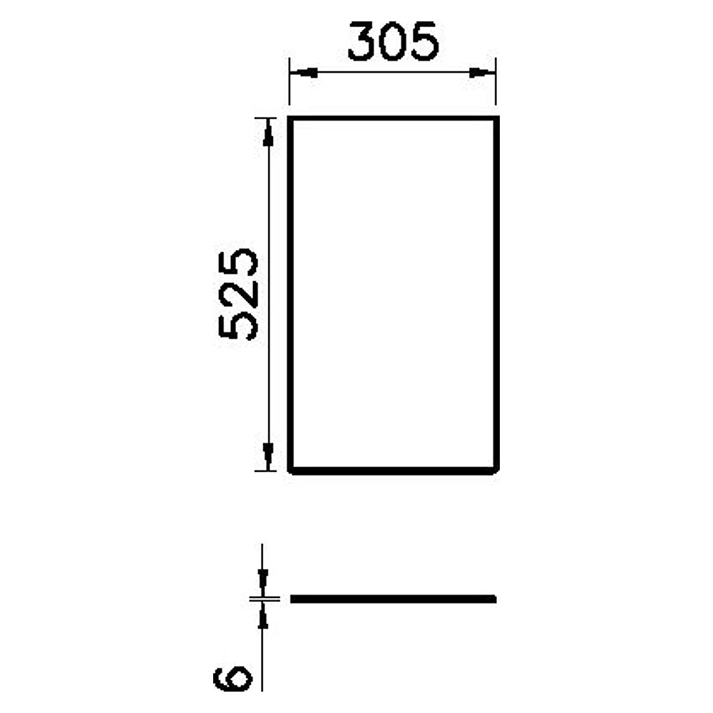 Vitra Frame 30 Cm Beyaz Açık Ünite Cam Tezgahı 2