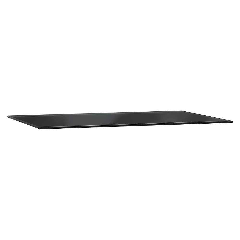 Vitra Frame 80 Cm Siyah Armatür Deliksiz Cam Tezgah