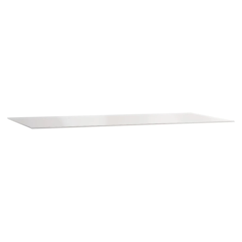 Vitra Frame 100 Cm Beyaz Armatür Deliksiz Cam Tezgah