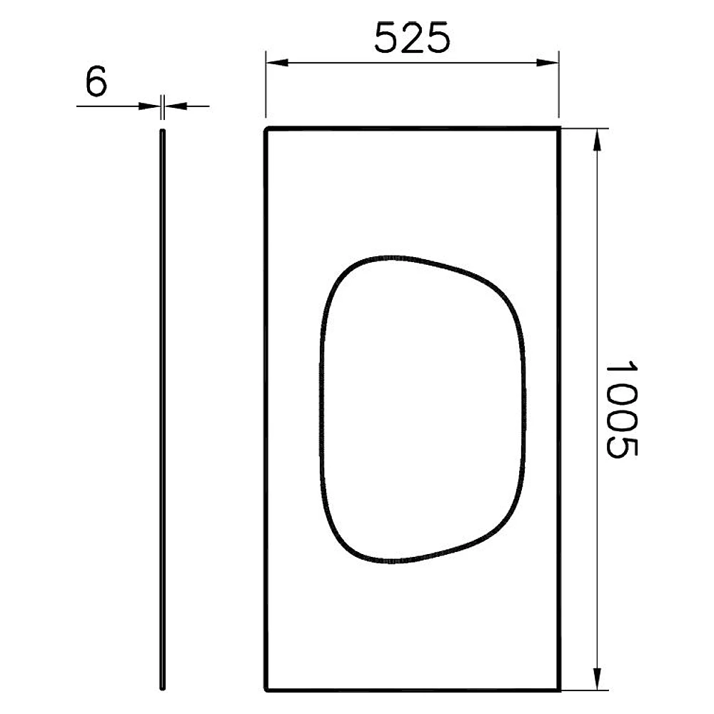 Vitra Frame 100 Cm Siyah Armatür Deliksiz Cam Tezgah 2