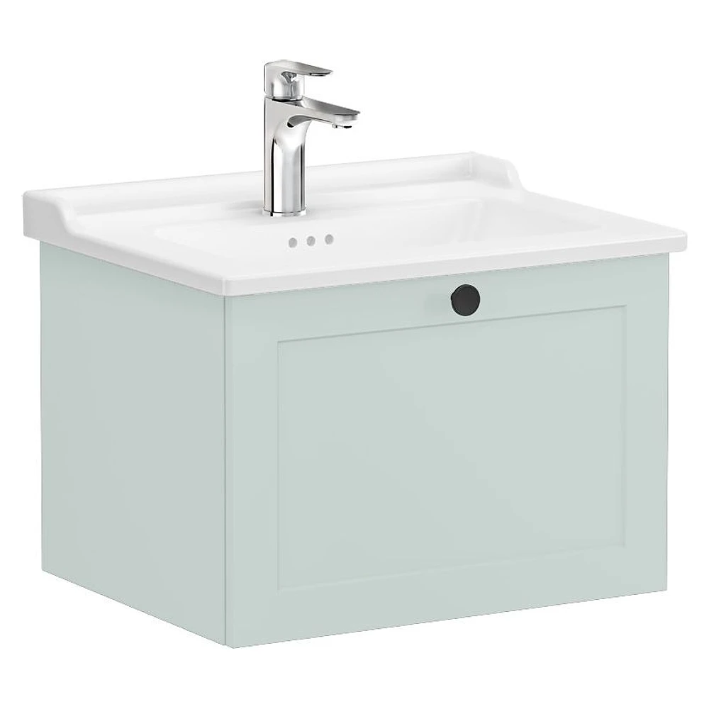 Vitra Root Classic 60 Cm Mat Retro Yeşil Tek Çekmeceli Lavabo Dolabı