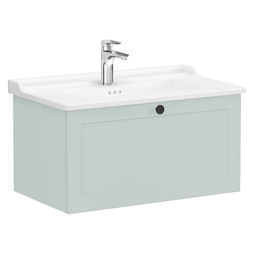 Vitra Root Classic 80 Cm Mat Retro Yeşil Tek Çekmeceli Lavabo Dolabı