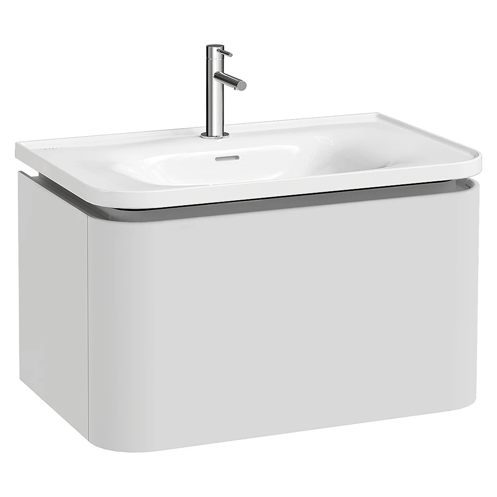 Vitra Glora 80 Cm Mat Soft Beyaz Tek Çekmeceli Lavabo Dolabı