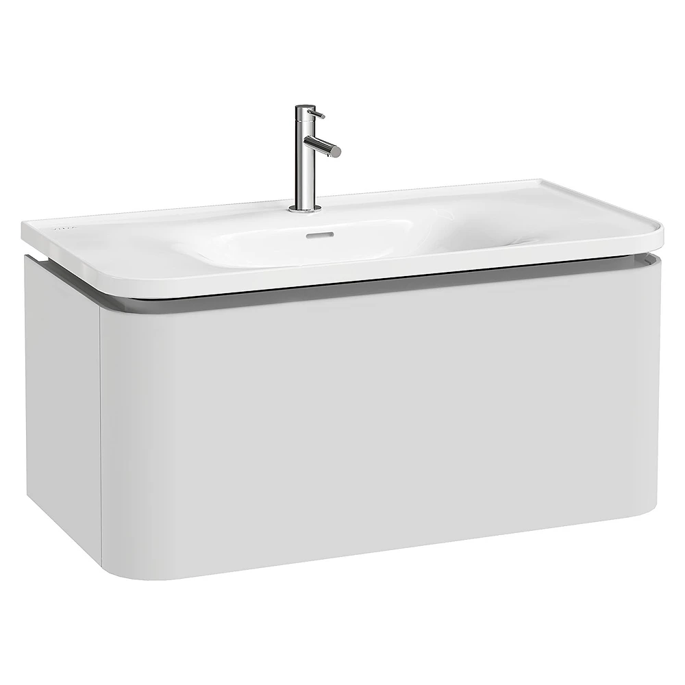 Vitra Glora 100 Cm Mat Soft Beyaz Tek Çekmeceli Lavabo Dolabı
