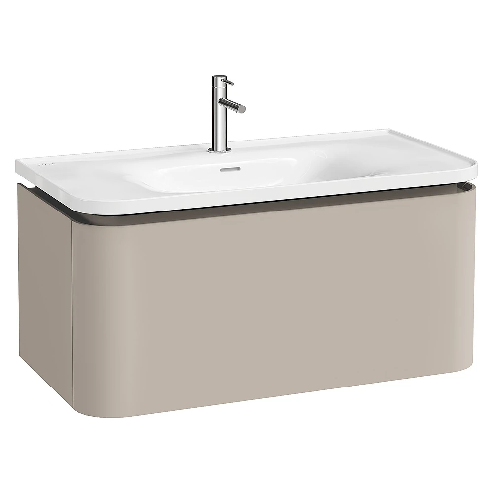 Vitra Glora 100 Cm Mat Soft Bej Tek Çekmeceli Lavabo Dolabı