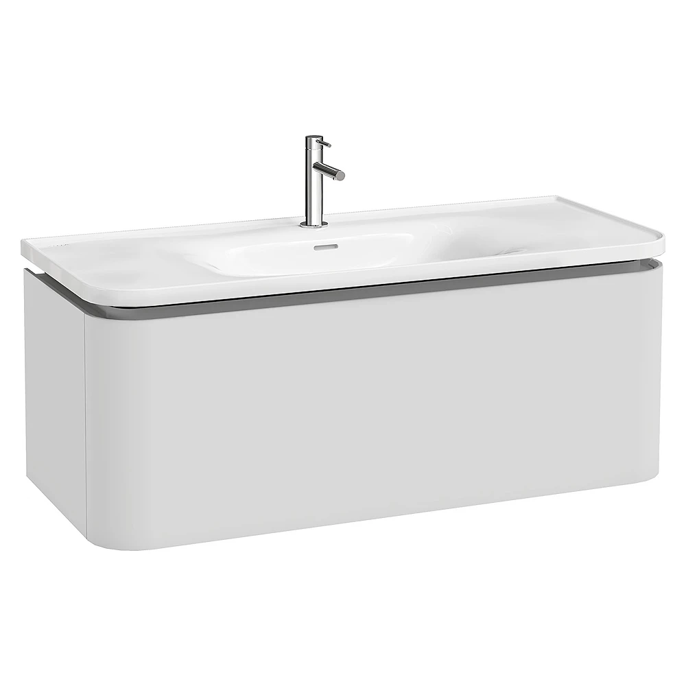 Vitra Glora 120 Cm Mat Soft Beyaz Tek Çekmeceli Lavabo Dolabı