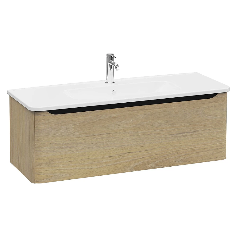 Vitra Integra Round 120 Cm Altın Meşe Tek Çekmeceli Lavabo Dolabı