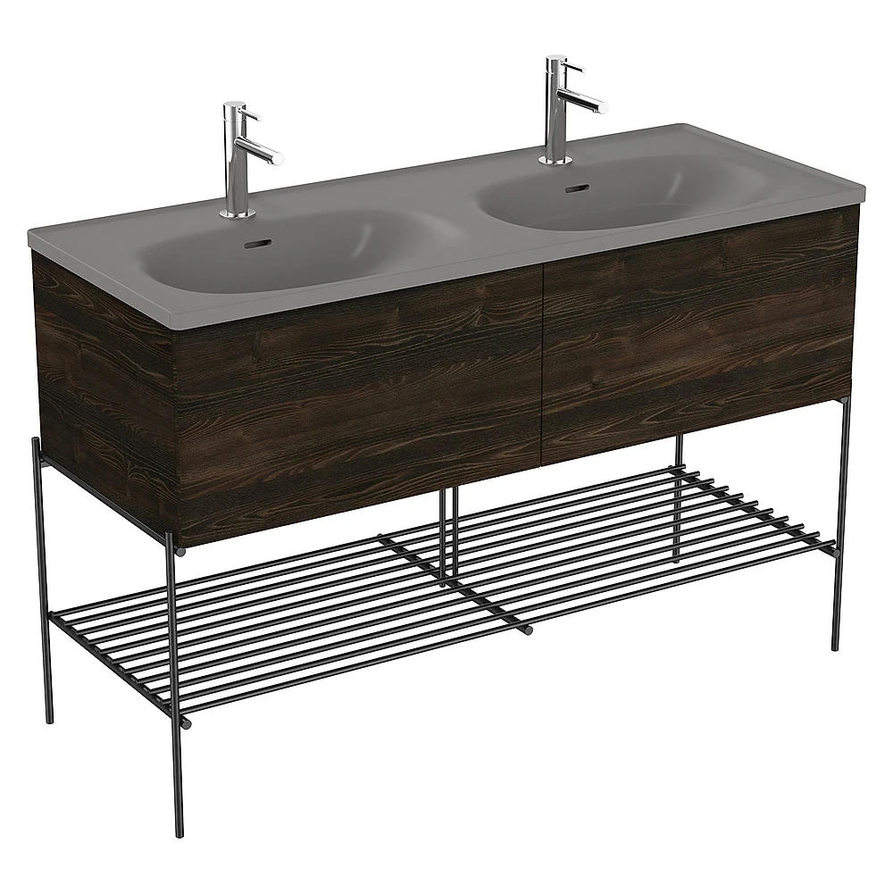 Vitra Equal 130 Cm Karaağaç İki Çekmeceli Lavabo Dolabı - 81129