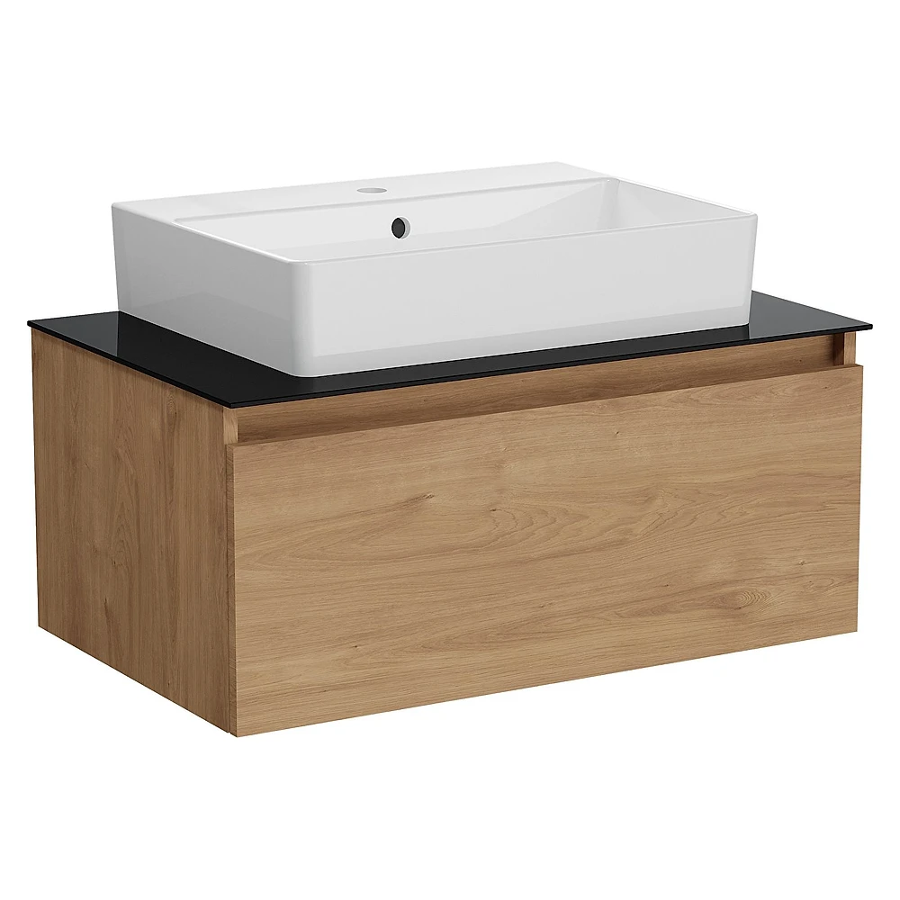 Vitra Nuo 80 Cm Altın Meşe Tek Çekmeceli Lavabo Dolabı