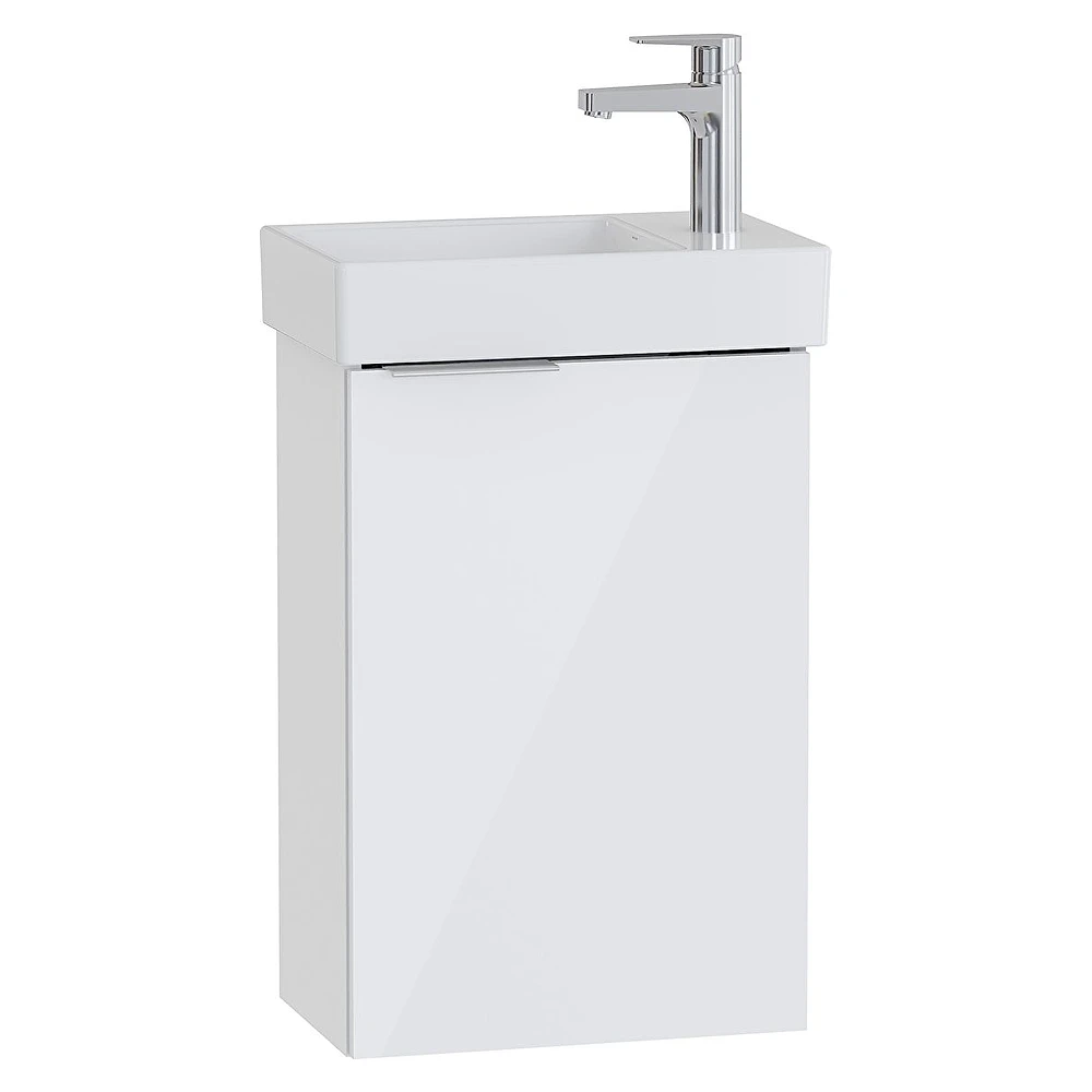 Vitra Mia Plus Square 45 Cm Parlak Beyaz Tek Kapaklı Sağ Lavabo Dolabı