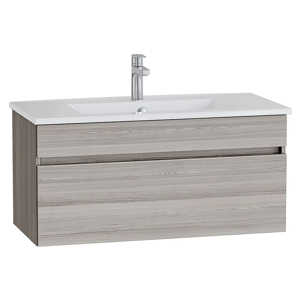 Vitra Mia Plus Square 100 Cm Cordoba Tek Çekmeceli Lavabo Dolabı