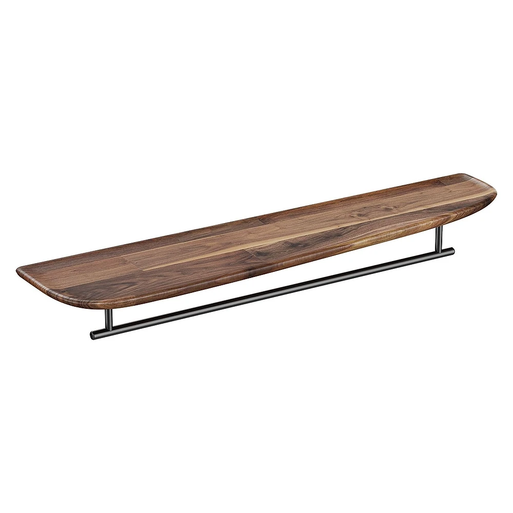 Vitra Plural 75 Cm Koyu Meşe Metal Havluluklu Sağ Raf