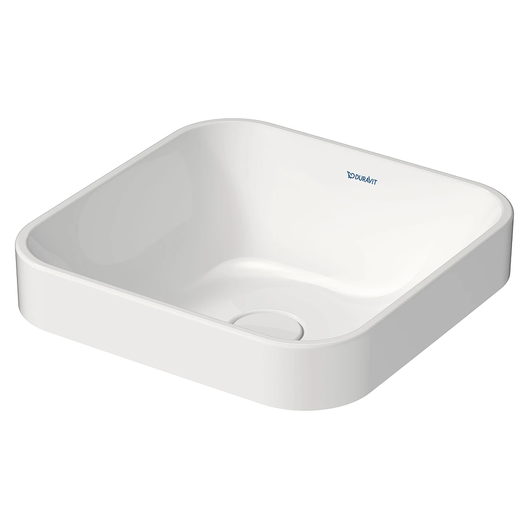 Duravit Happy D.2 40 Cm Beyaz Parlak Armatür Deliksiz Çanak Lavabo