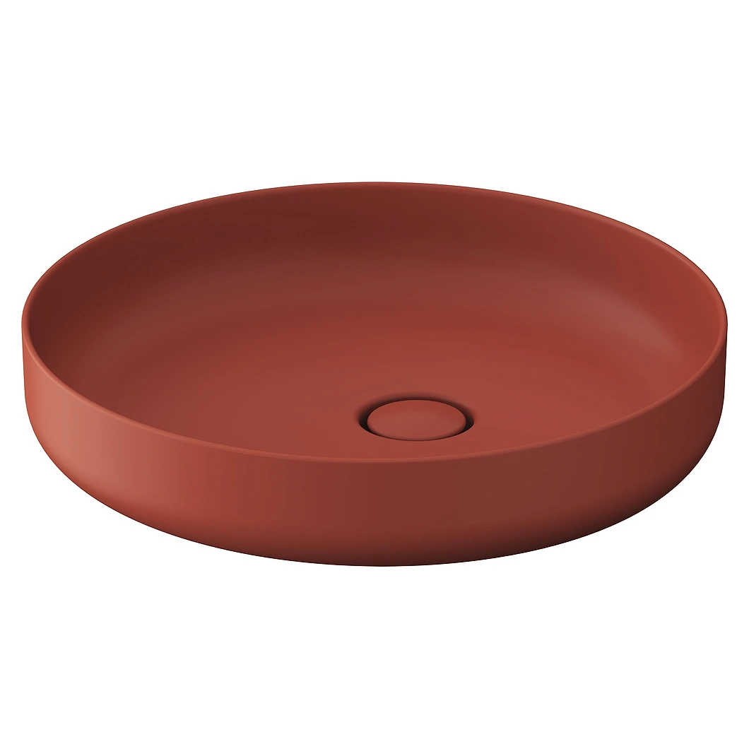 Duravit Vitrium 46 Cm Tarçın Mat Armatür Deliksiz Çanak Lavabo