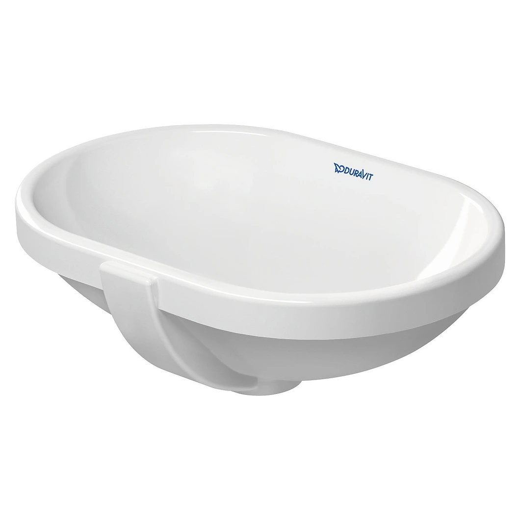 Duravit Bacino 46 Cm Beyaz Parlak Armatür Deliksiz Tezgah Altı Lavabo