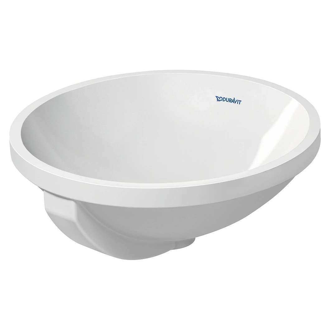 Duravit Architec 40 Cm Beyaz Parlak Armatür Deliksiz Su Taşma Delikli Tezgah Altı Lavabo