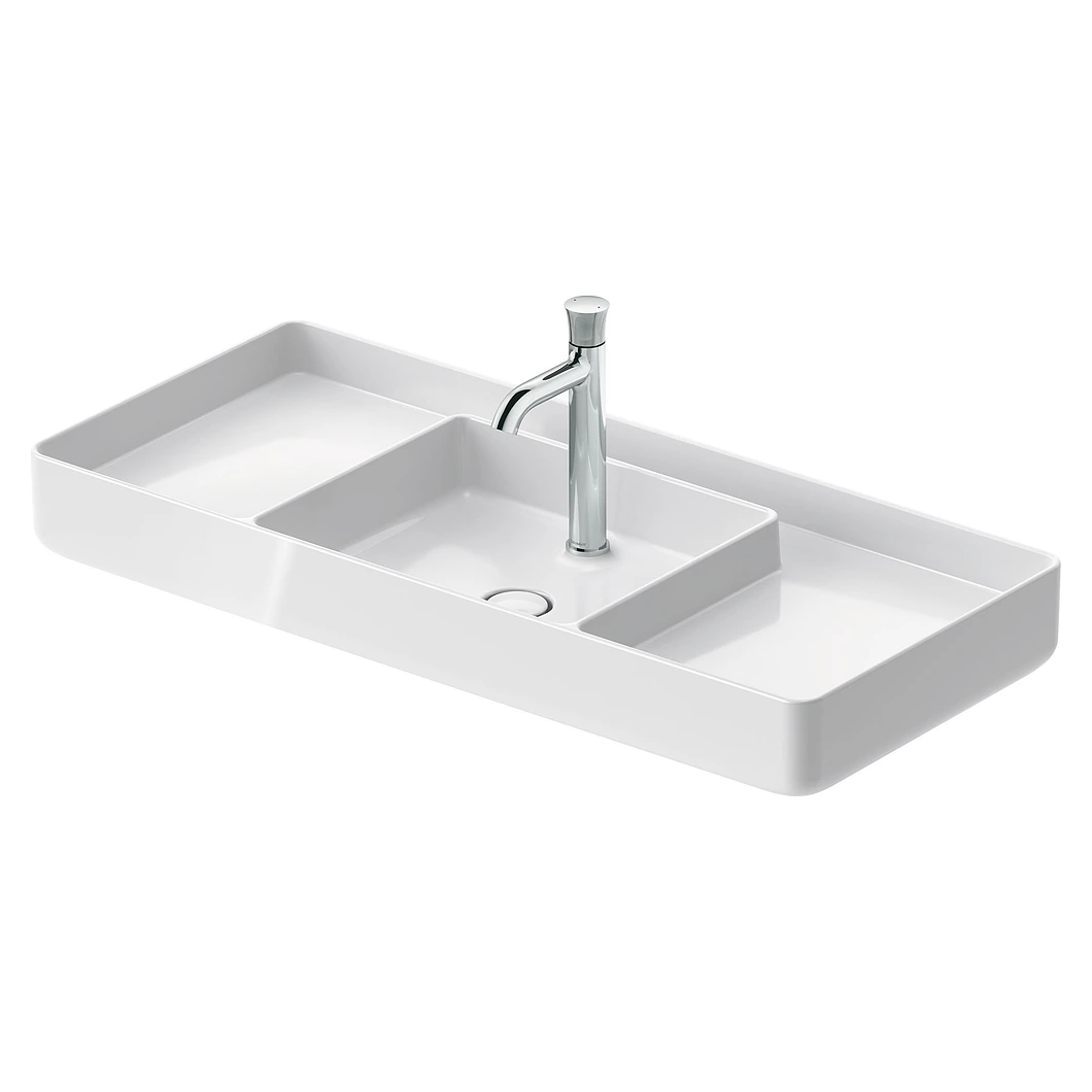 Duravit Bento Starck Box 104 Cm Beyaz Parlak Çanak Lavabo