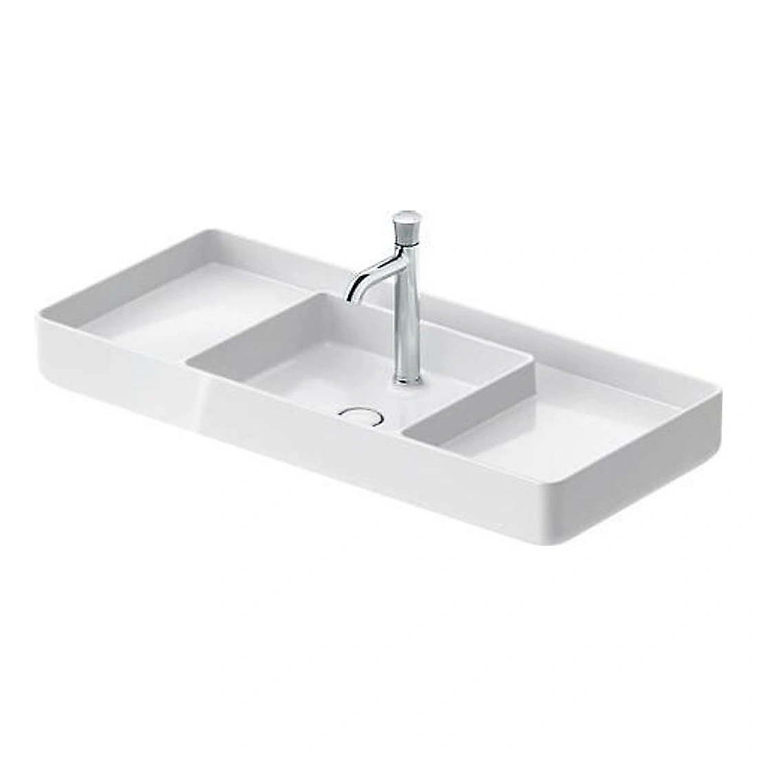 Duravit Bento Starck Box 104 Cm Beyaz Parlak Çanak Lavabo