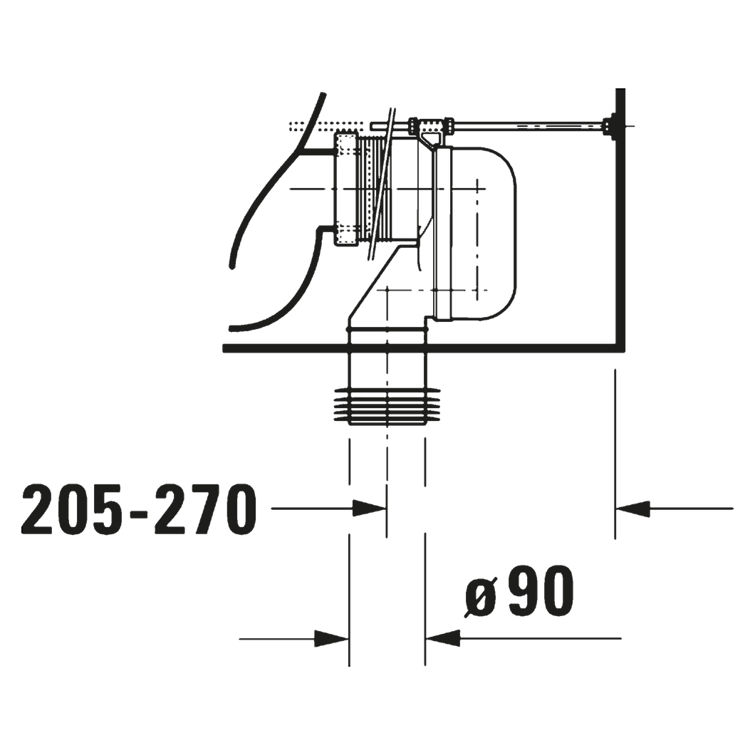 Duravit D-Code 65 Cm Beyaz Parlak Taharet Duşlu Takım Klozet 2