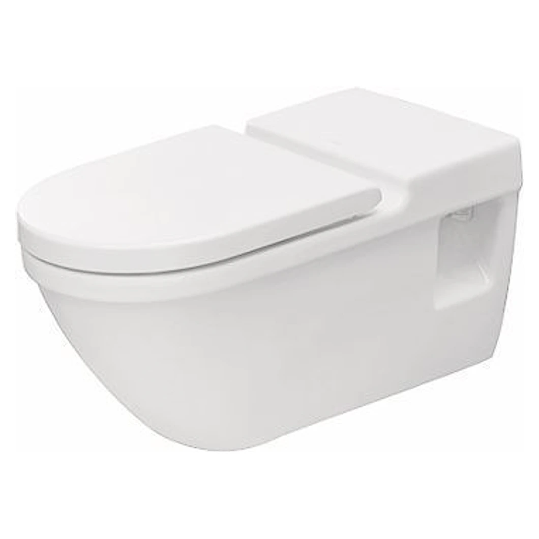 Duravit Starck 3 70 Cm Beyaz Parlak Engelli Taharet Duşlu Asma Klozet