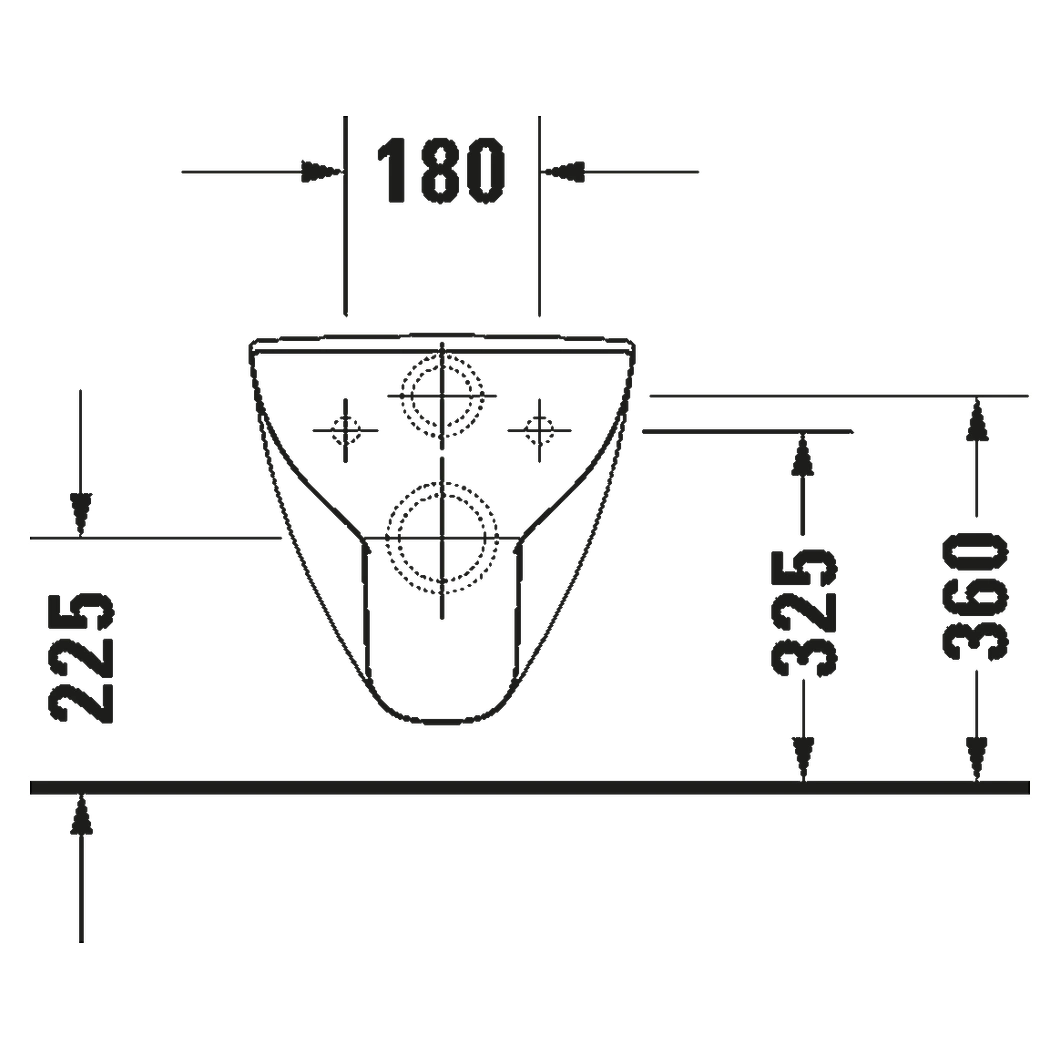 Duravit D-Code 70 Cm Beyaz Parlak Engelli Taharet Duşlu Asma Klozet 2
