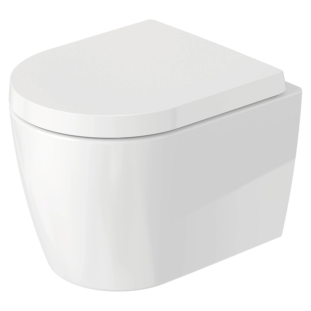 Duravit ME by Starck 48 Cm Beyaz Parlak Kompakt Kanalsız Asma Klozet