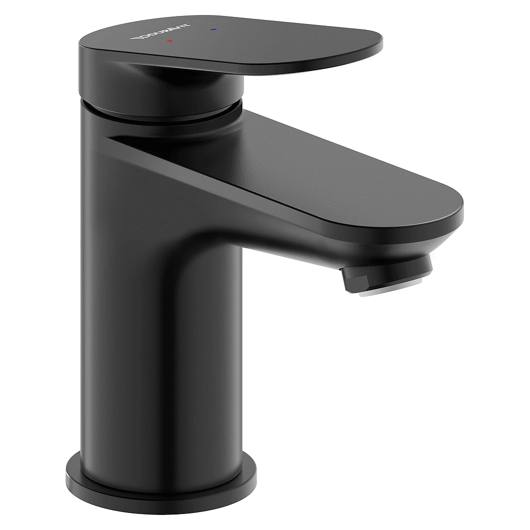 Duravit Wave Siyah Mat Lavabo Bataryası