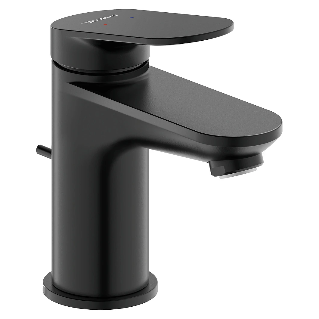 Duravit Wave Gider Setli Siyah Mat Lavabo Bataryası