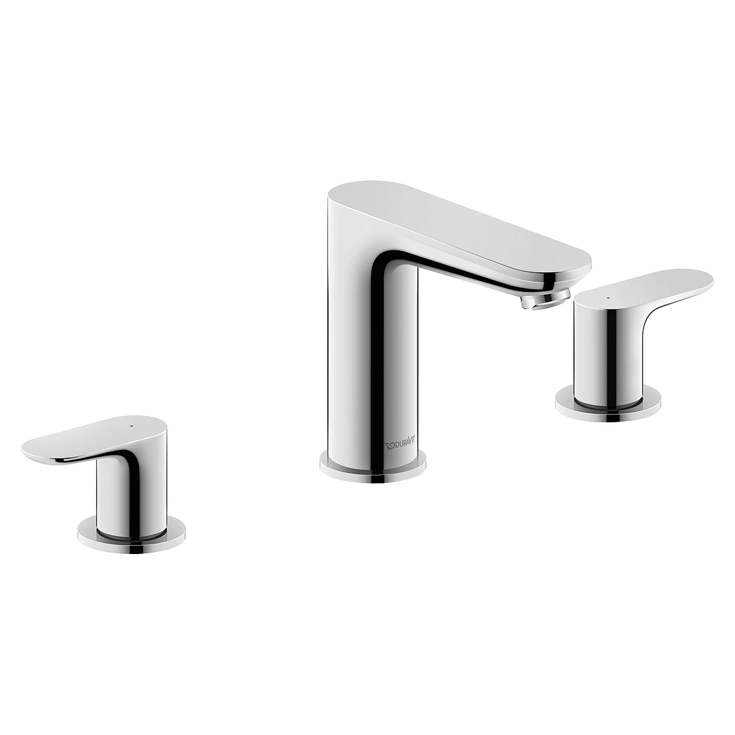 Duravit Wave Krom 3 Delikli Lavabo Bataryası