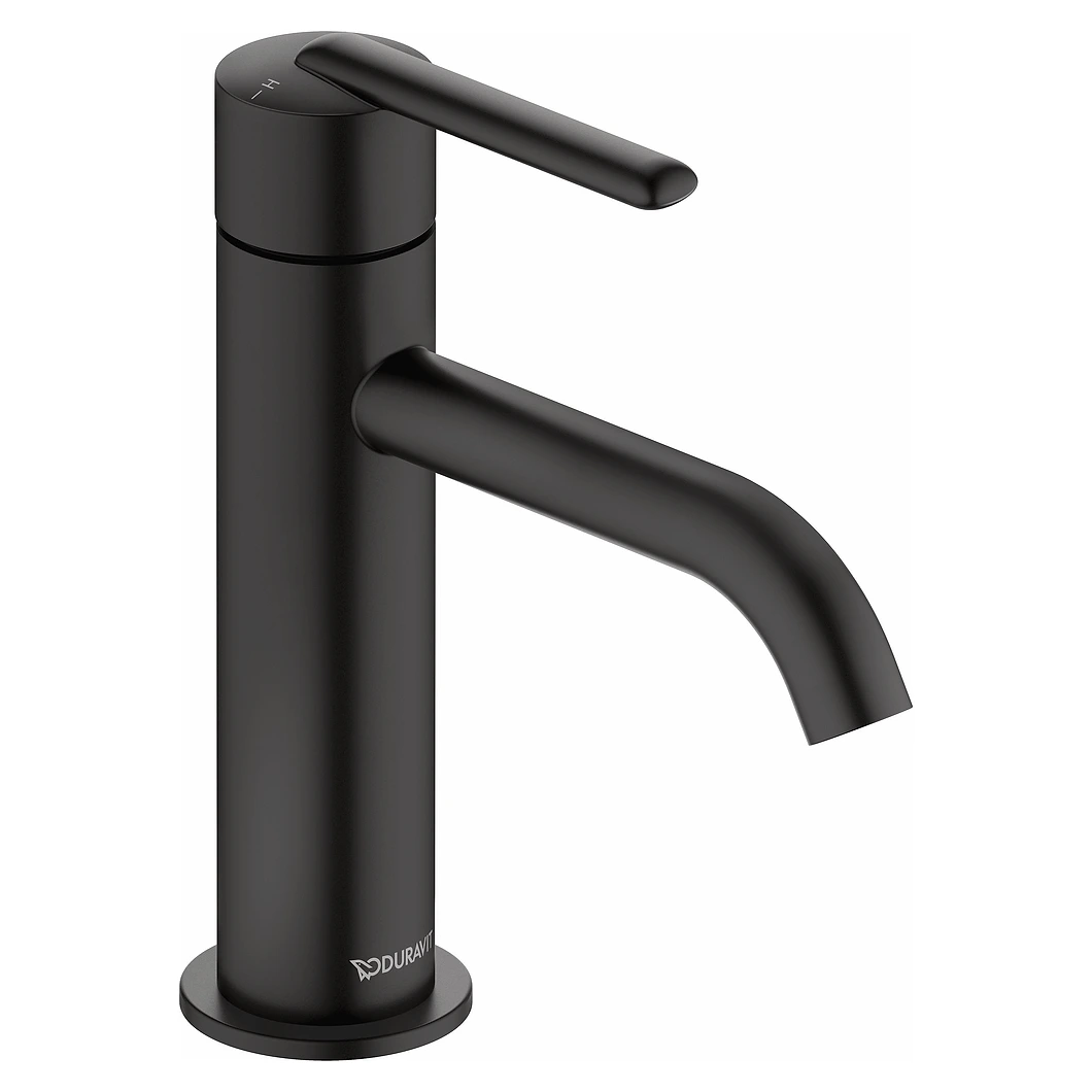 Duravit Balcoon Siyah Mat Lavabo Bataryası