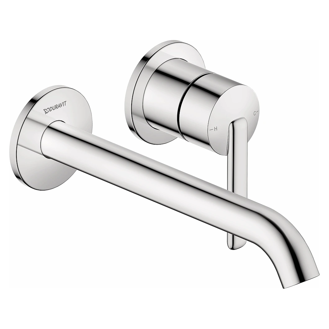 Duravit Balcoon Krom Ankastre Lavabo Bataryası