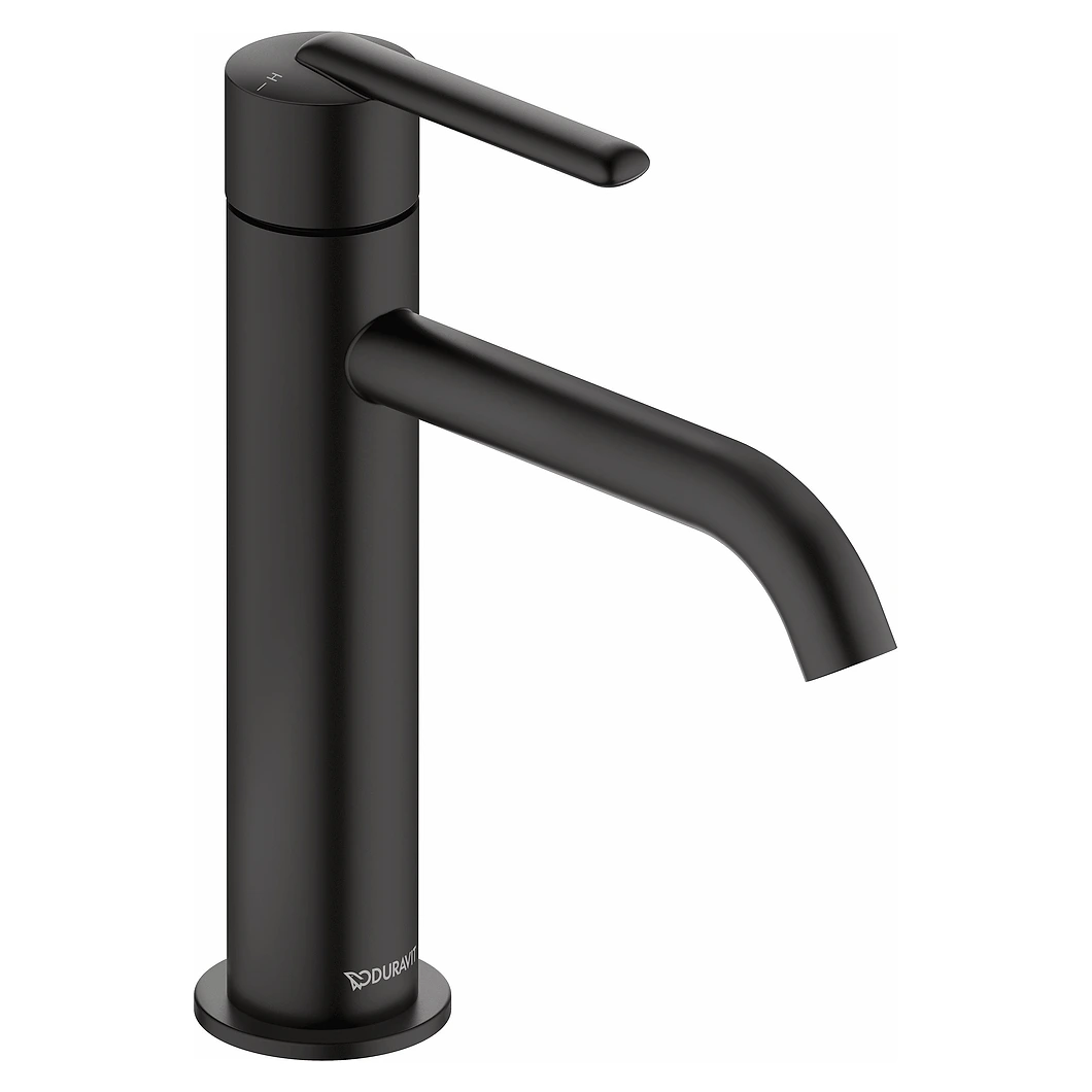 Duravit Balcoon Siyah Mat Yüksek Lavabo Bataryası