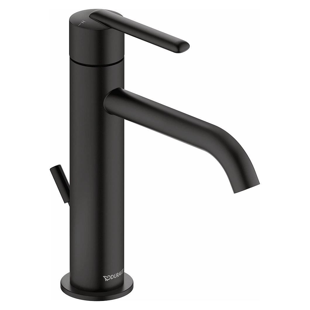 Duravit Balcoon Gider Setli Siyah Mat Yüksek Lavabo Bataryası