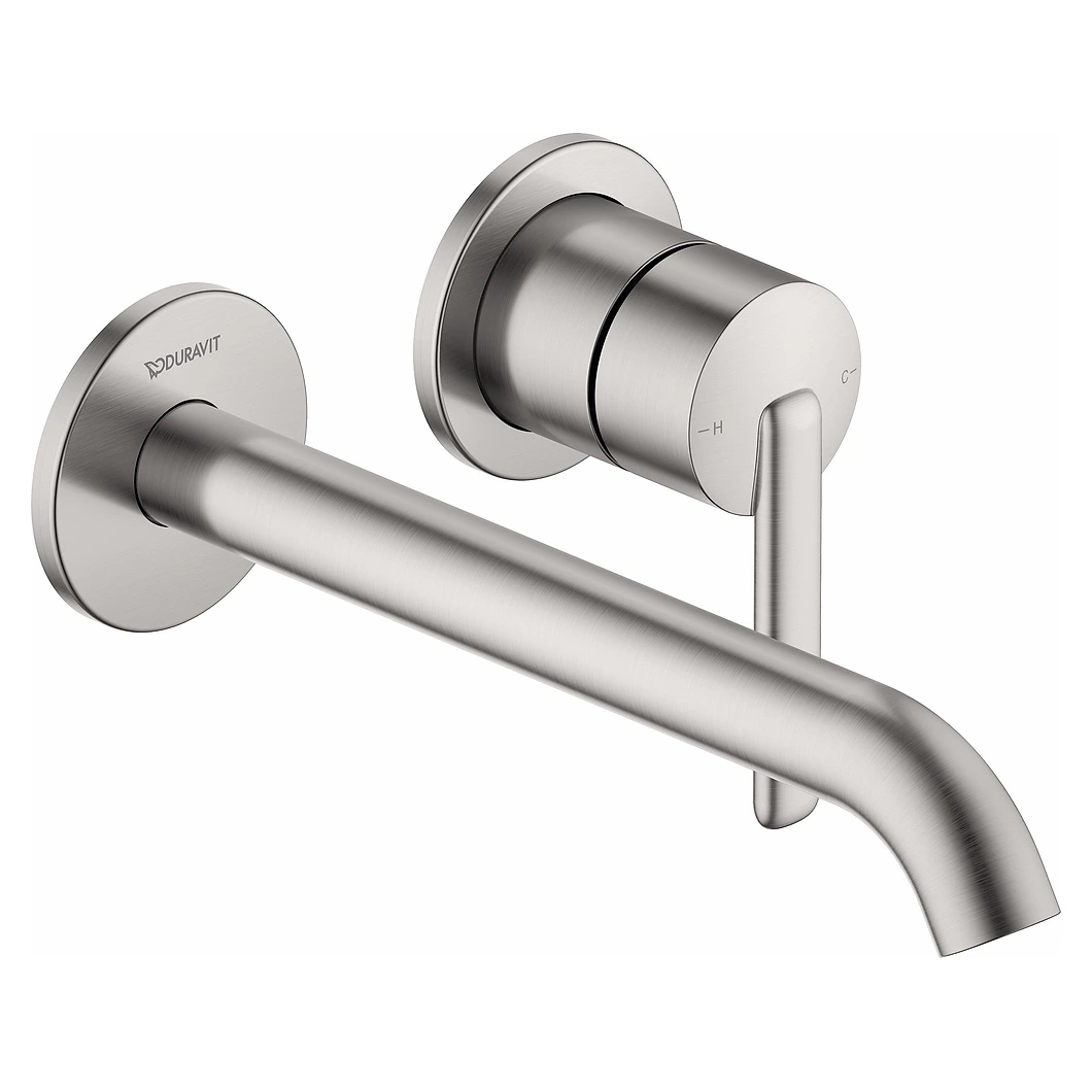 Duravit Balcoon Paslanmaz Çelik Ankastre Lavabo Bataryası