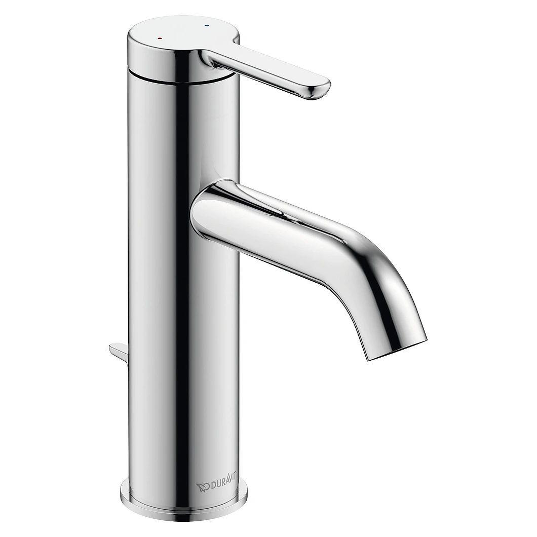 Duravit C.1 Gider Setli Krom Yüksek Lavabo Bataryası