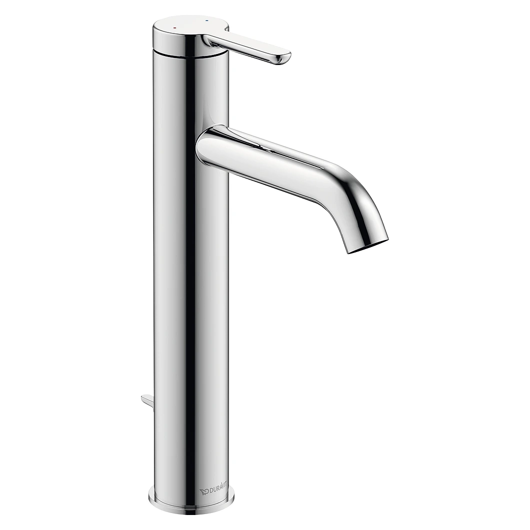 Duravit C.1 Gider Setli Krom Ekstra Yüksek Lavabo Bataryası