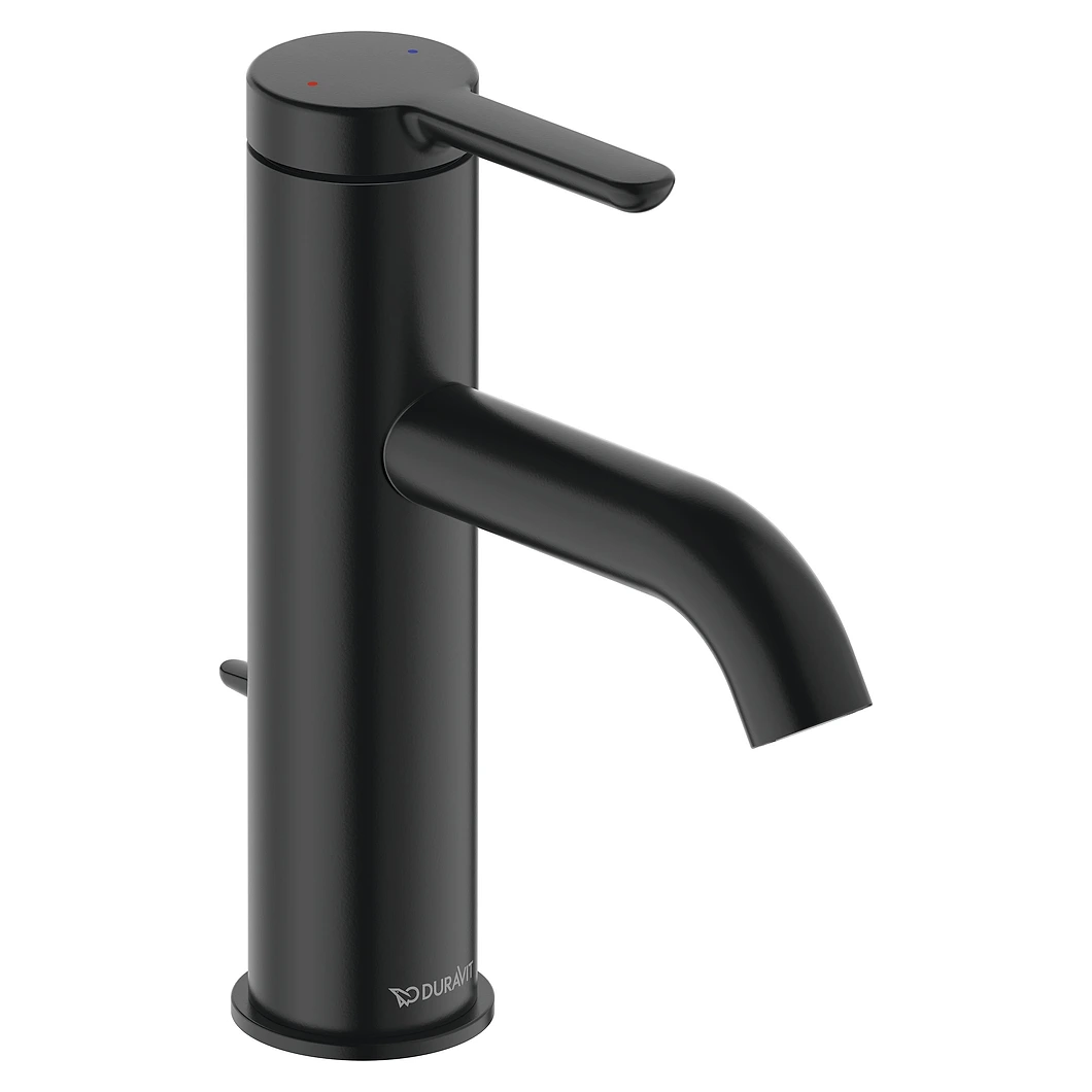 Duravit C.1 Gider Setli Siyah Mat Yüksek Lavabo Bataryası