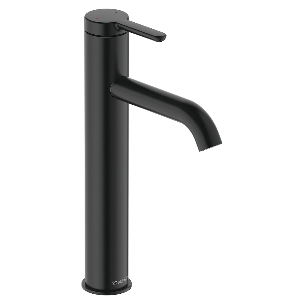 Duravit C.1 Siyah Mat Ekstra Yüksek Lavabo Bataryası
