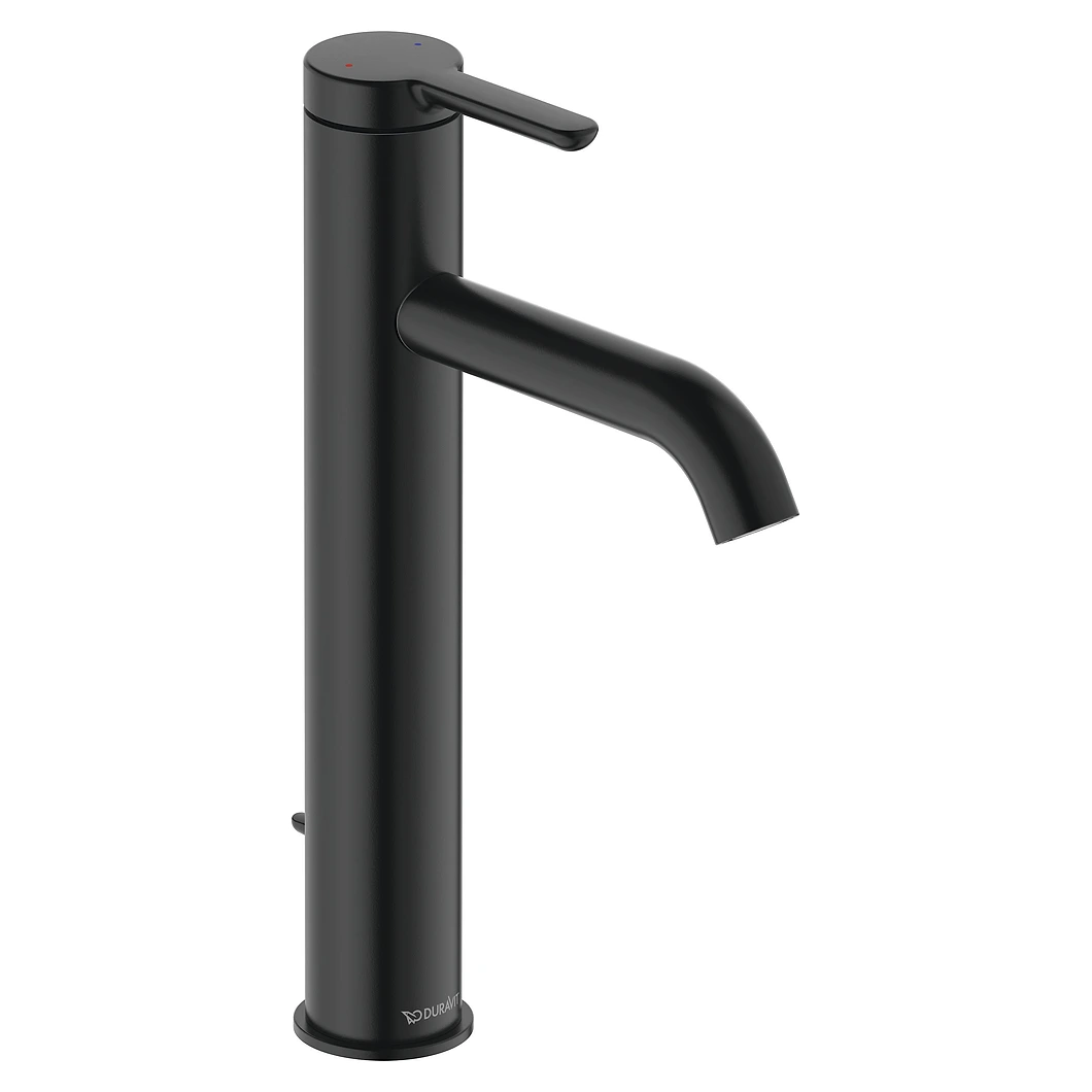 Duravit C.1 Gider Setli Siyah Mat Ekstra Yüksek Lavabo Bataryası