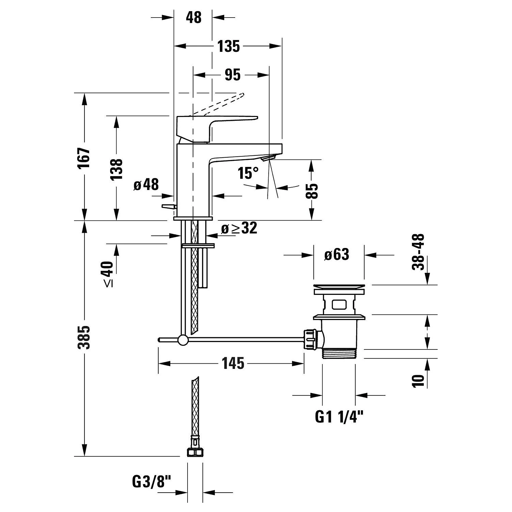 Duravit Manhattan Gider Setli Lavabo Bataryası 2