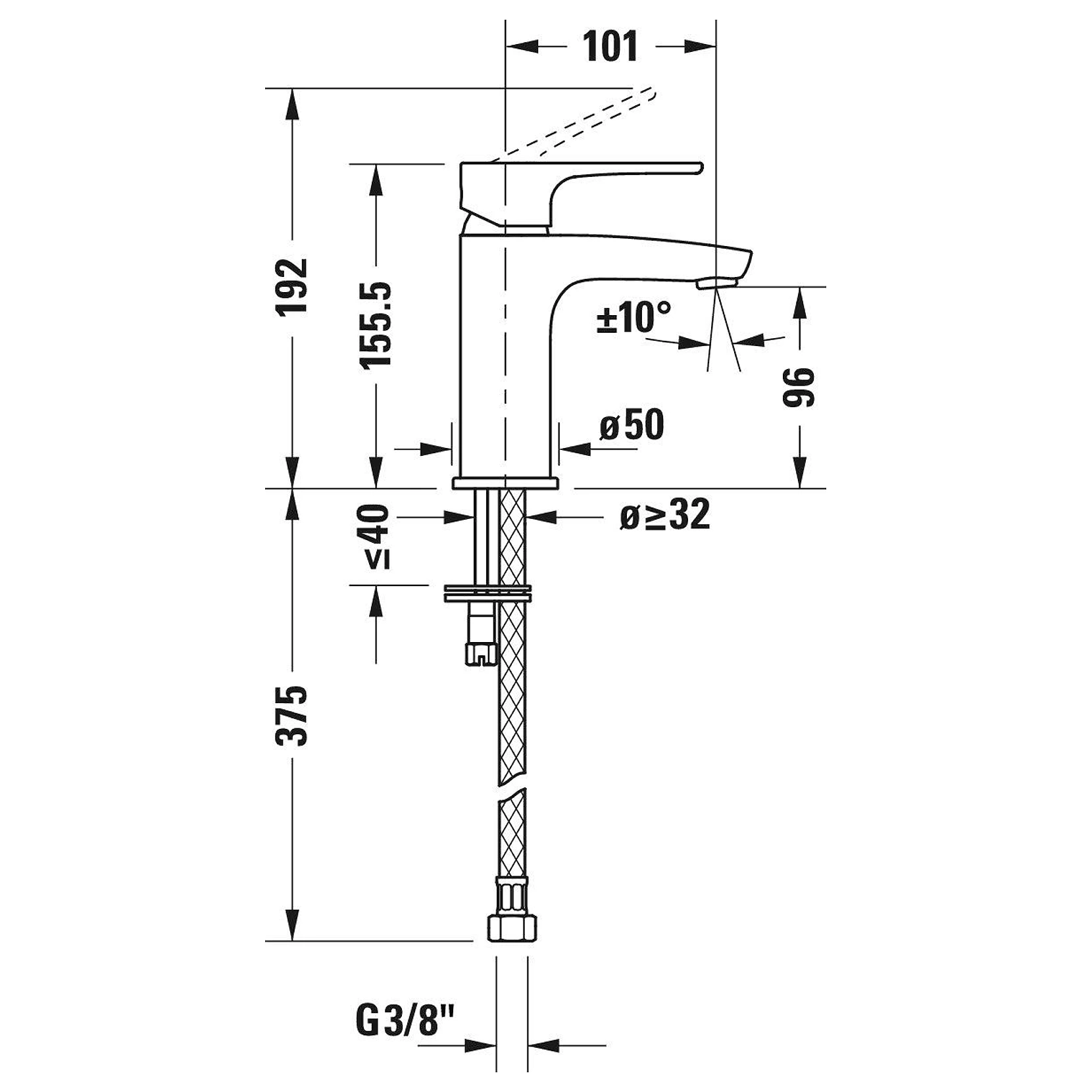 Duravit B.1 Lavabo Bataryası 2