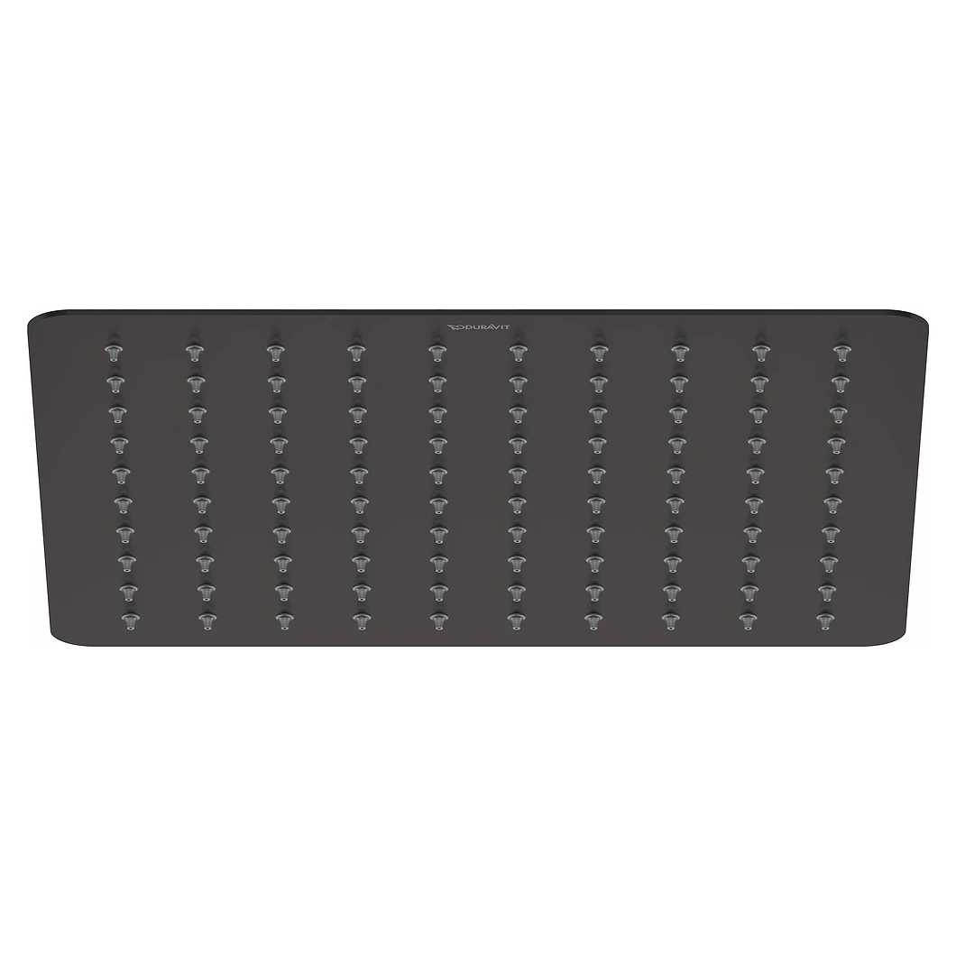 Duravit 300 Mm 1 Fonksiyonlu Kare Mat Siyah Tepe Duşu