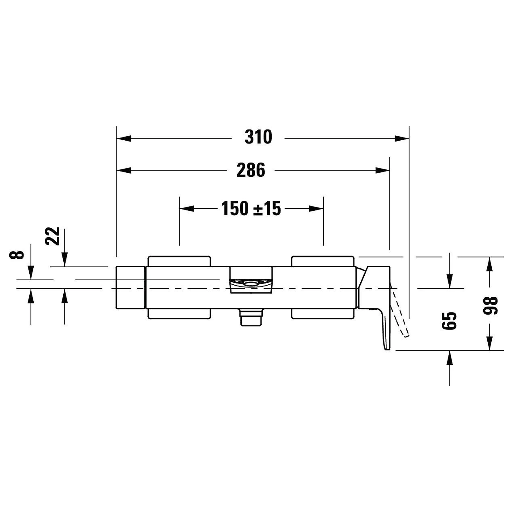Duravit Manhattan Mat Siyah Küvet Bataryası 2