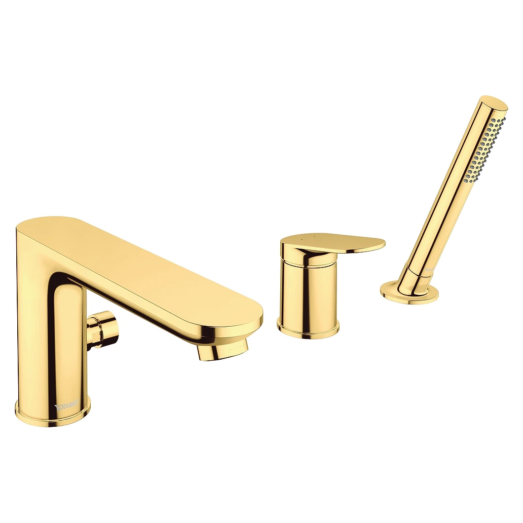 Duravit Wave Altın 3 Delikli Küvet Bataryası