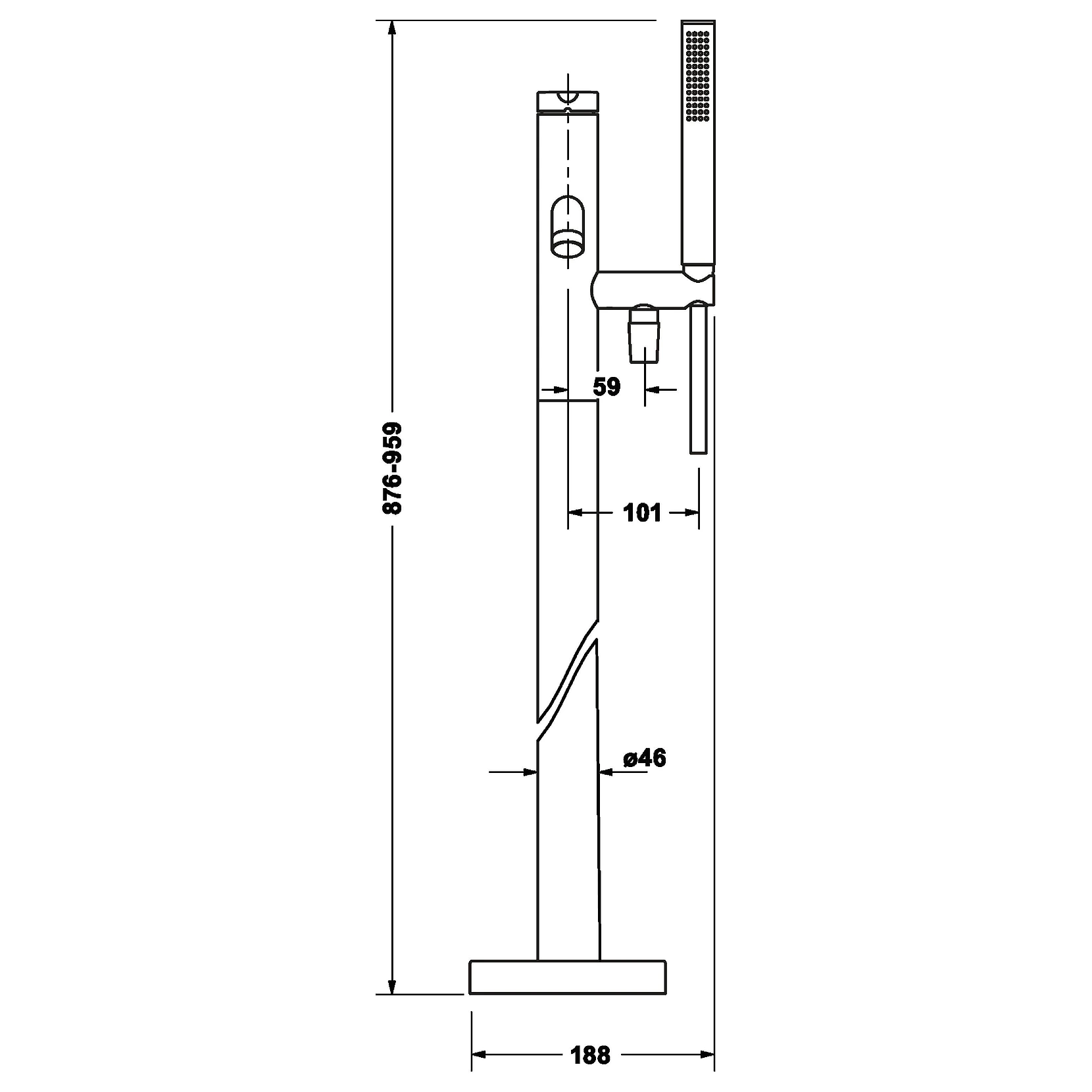 Duravit C.1 Yerden Küvet Bataryası 2