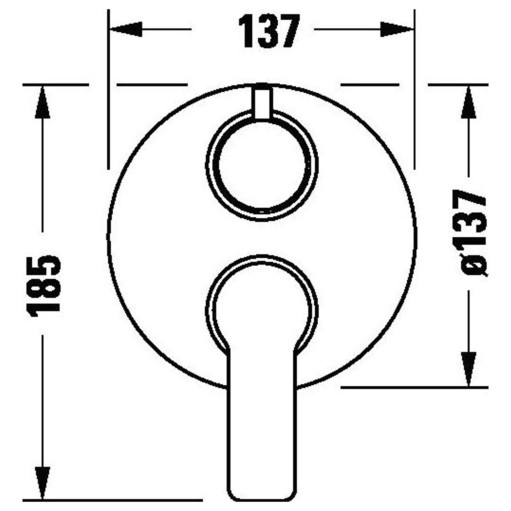 Duravit D-Code Ankastre Duş Bataryası 2