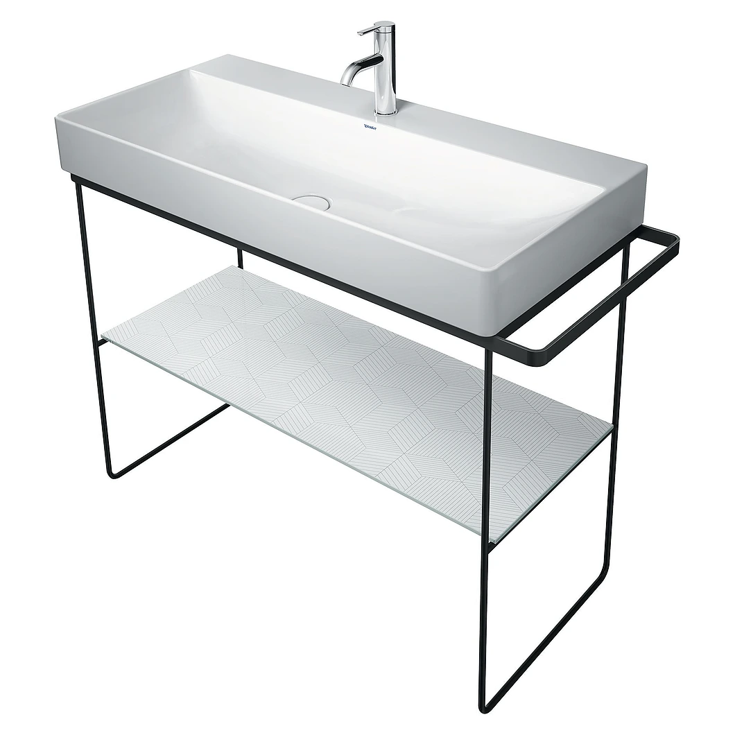 Duravit DuraSquare 100 Cm Krom Metal Konsol