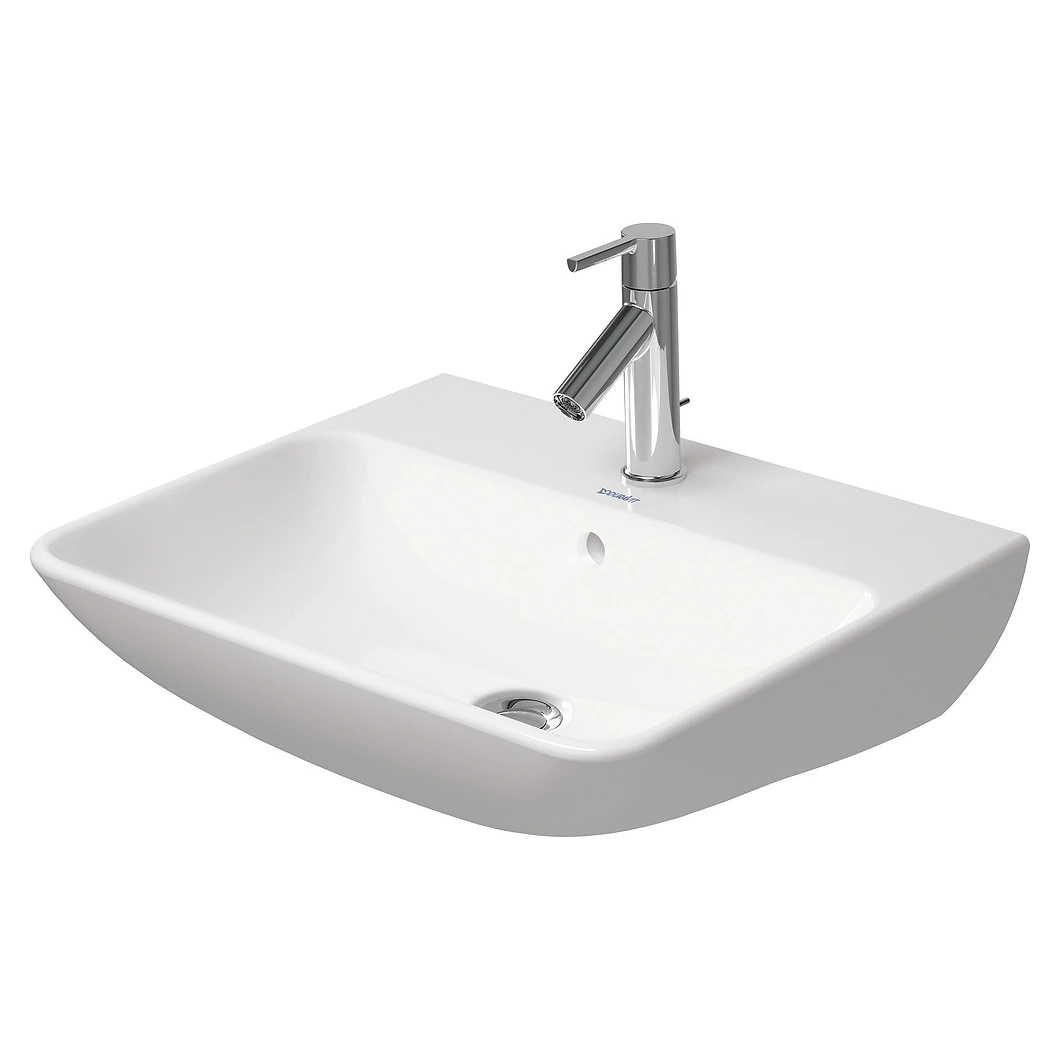 Duravit ME by Starck 55 Cm Beyaz Tek Armatür Delikli Lavabo