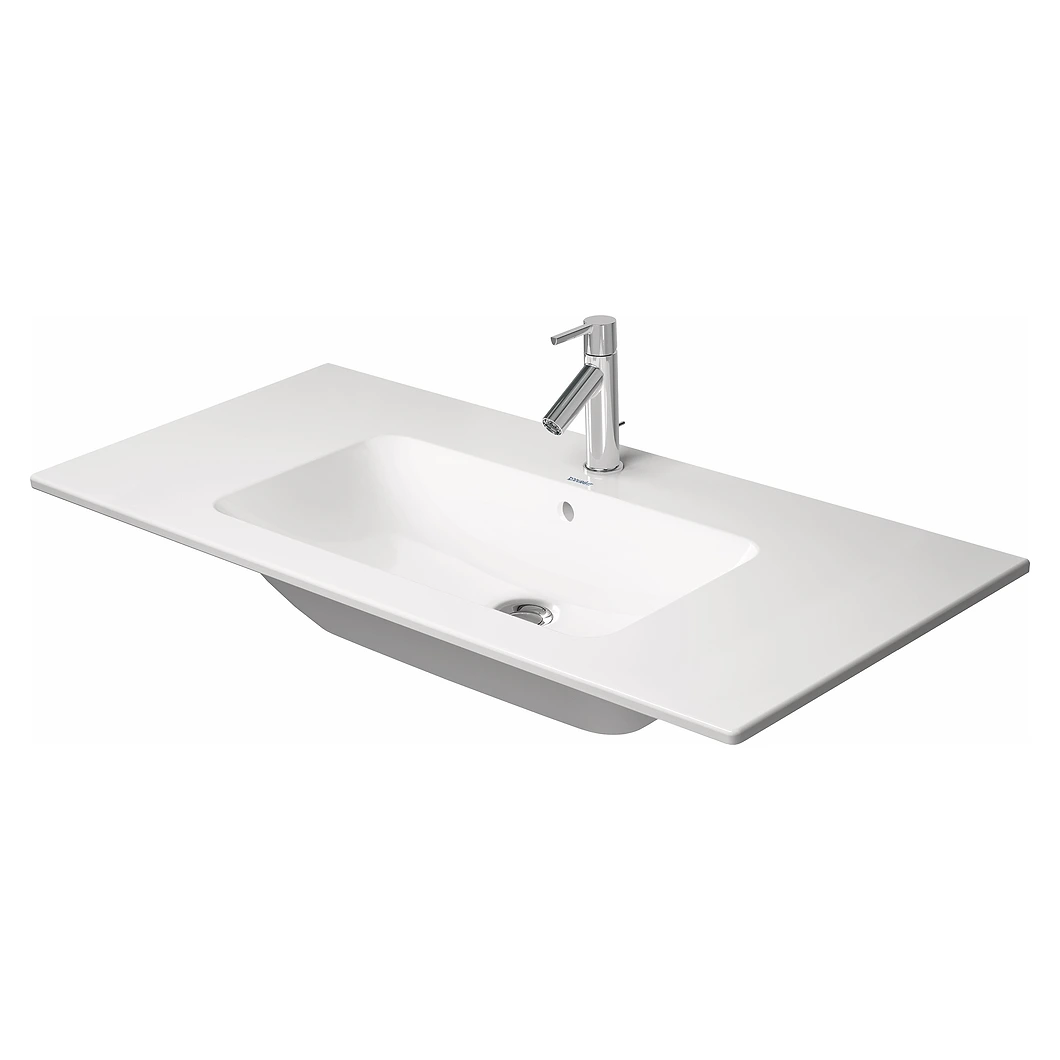 Duravit ME by Starck 103 Cm Beyaz Tek Armatür Delikli Lavabo